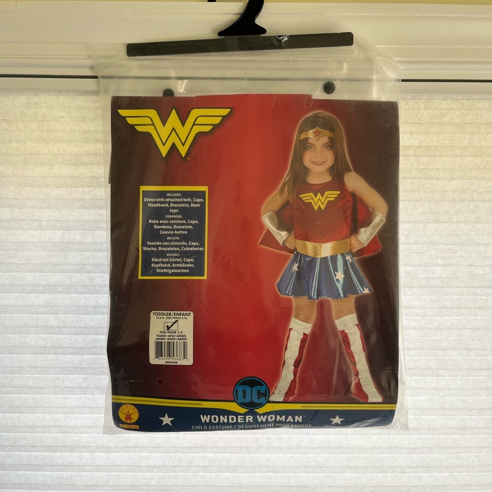 Wonder Woman Kids Costume - Red and Blue